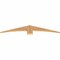 Ekena Millwork Bellingham Timber Gable Bracket, Western Red Cedar, 60"W x 10"H x 1 1/2"D x 5 1/2"F, 4/12 Pitch GBW060X10X0206BEL00SWR - alternate 2
